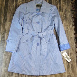 NWT, Neyelle Wind/Water Resistant Trench Coat-Prt